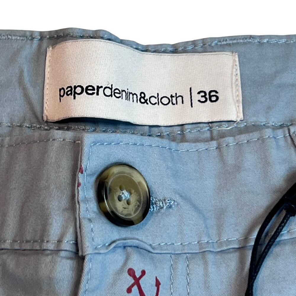 Paperdenim & Cloth Shorts Mens 36 Blue Anchors Casual Preppy Golf Resort Chinos - Picture 8 of 14